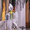 27 1/2 Inch Hanging White Ghosts Halloween Decoration Set of 3
